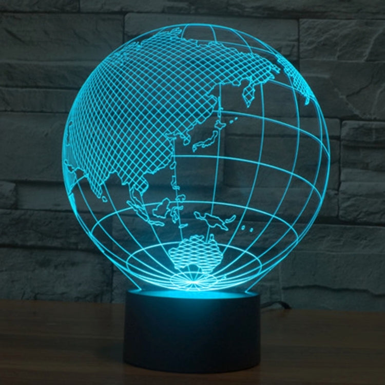 7 Color Discoloration Creative Visual Stereo Lamp Desk Lamp Night Light, Asia Style
