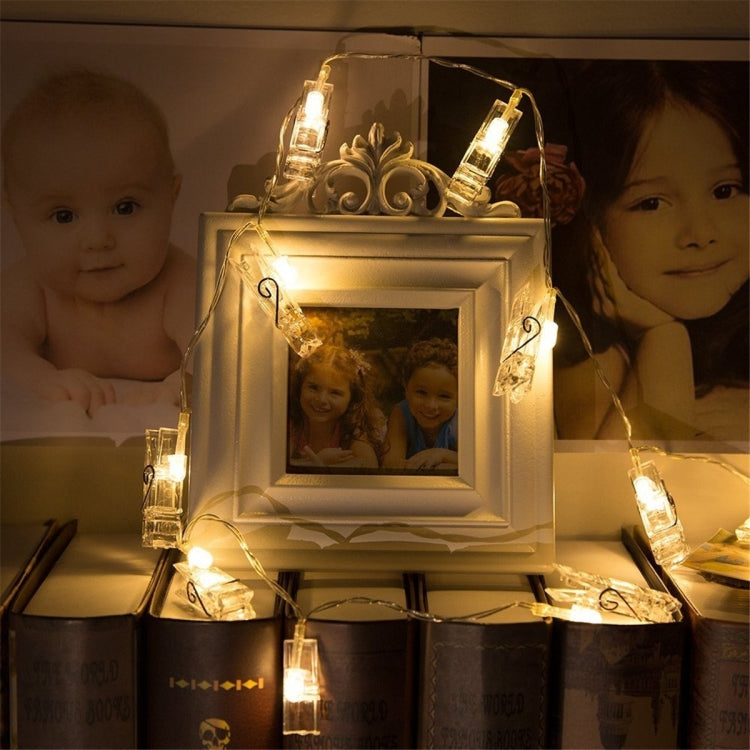 10 LEDs 2 x AA Batteries Box Chains Lamp Decorative Light for Home Hanging Pictures, DIY Party, Wedding, Christmas Decoration, 1.5m