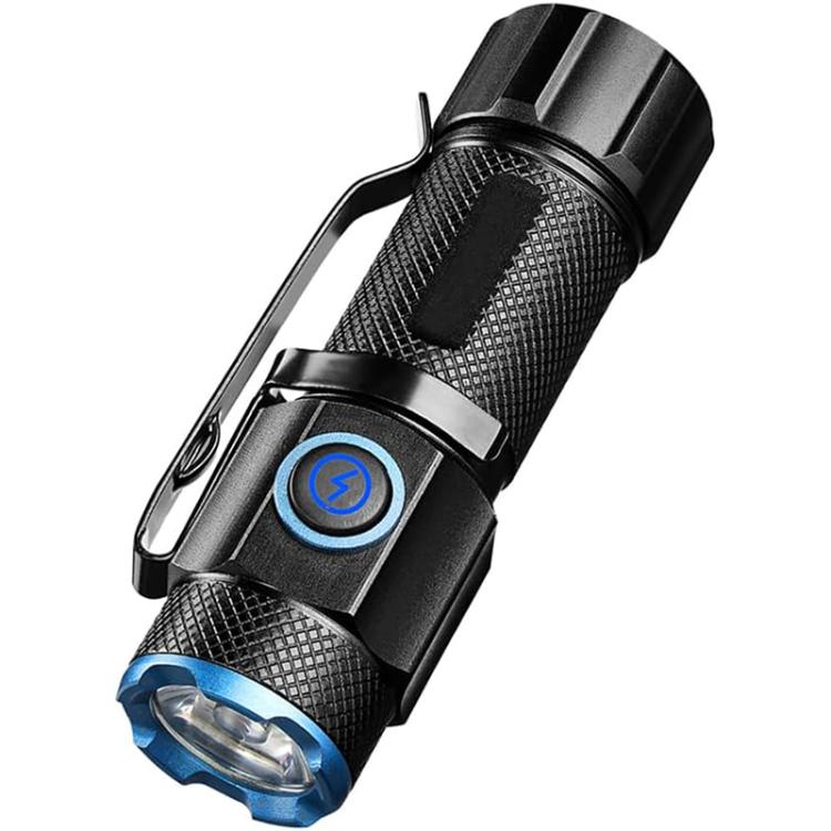 603 IPX6 Mini Flashlight with Clip, 603