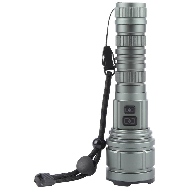 G62 20W White Laser Wick Telescopic Zoom LED Flashlight, G62
