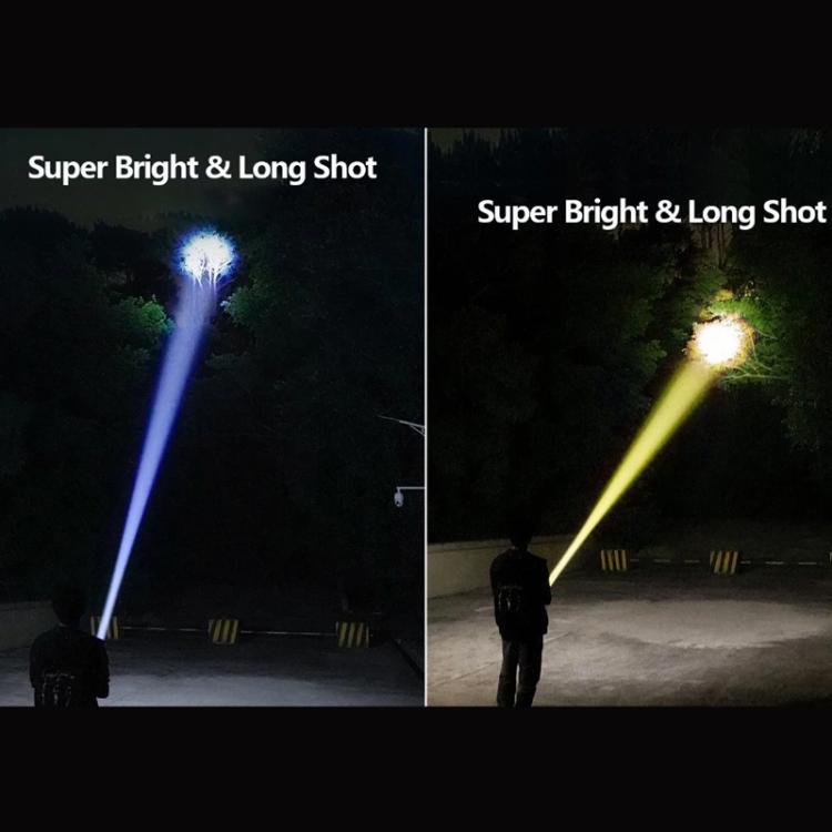 G62 20W White Laser Wick Telescopic Zoom LED Flashlight, G62