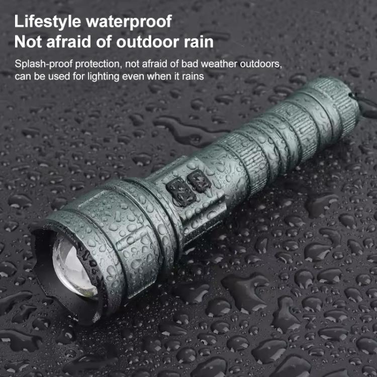 G62 20W White Laser Wick Telescopic Zoom LED Flashlight, G62