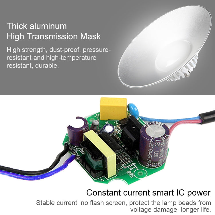 70W Warehouse Workshop Factory LED Mining Lamp Explosion-proof Light, Hook without Chain Engineering Version, 70W, Engineering Version