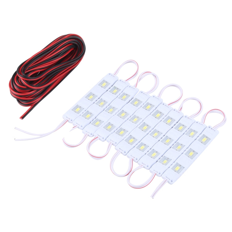 30LEDs 5630 SMD LED Modules White Light Waterproof Decorative Light, 5M Cable Length, DC 12V, 30LEDs 5630 SMD