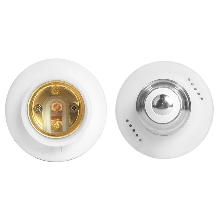 200W Max E27 APP Remote Control WiFi Smart Light Bulb Adapter Lamp Base Works with Alexa Echo & Google Home, AC 100-250V, APP Control