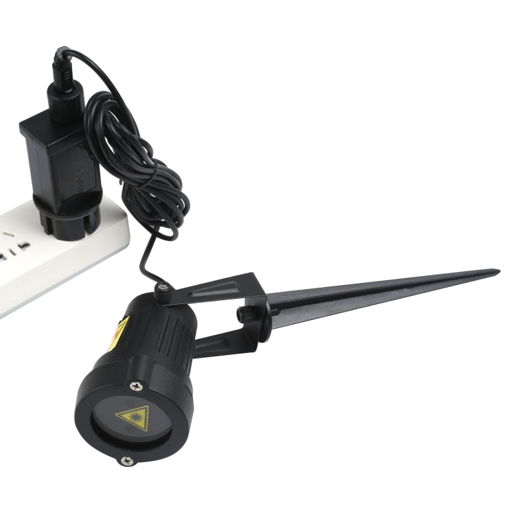 LED Outdoor Courtyard Static Sky Star Laser Projection Decorative Light IP44 Waterproof with Remote Control, EU Plug