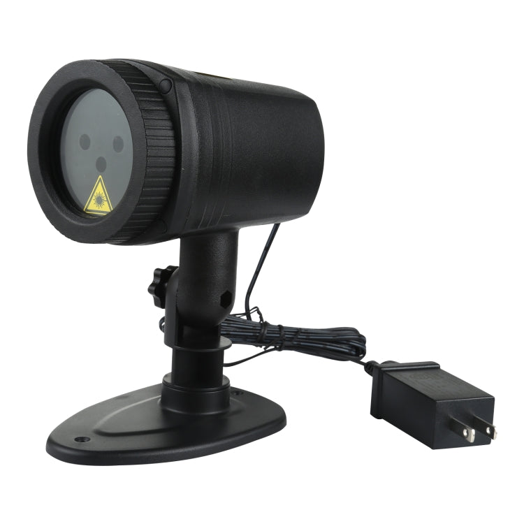 LED Outdoor Courtyard Laser Projection Decorative Light IP44 Waterproof with Remote Control, US Plug