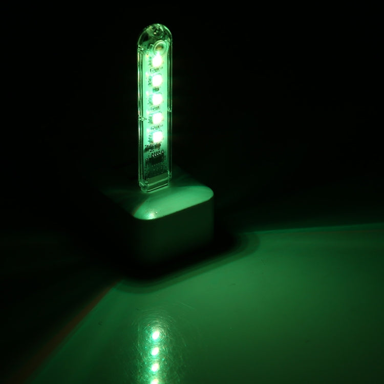 5V Colorful 5LEDs USB LED Light Portable Small Night Light with Switch