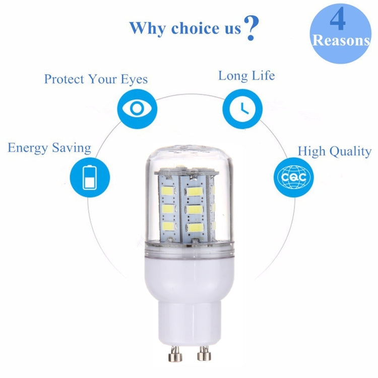 GU10 2.5W 24 LEDs SMD 5730 LED Corn Light Bulb, AC 12-24V, AC 12-24V