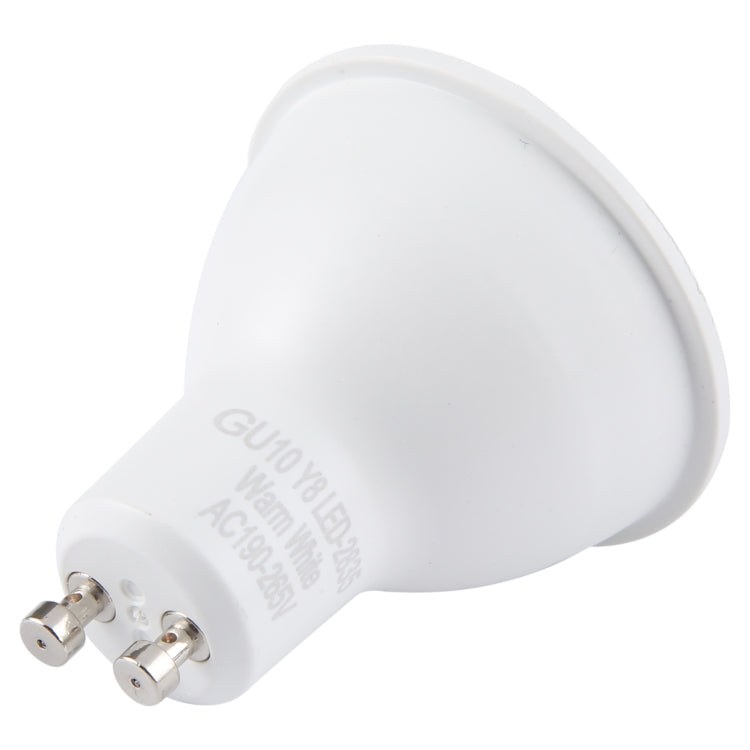 GU10 5W 8 LEDs SMD 2835 LED Spotlight 3000K Dimmable, AC 220V (Warm White), GU10-8LED