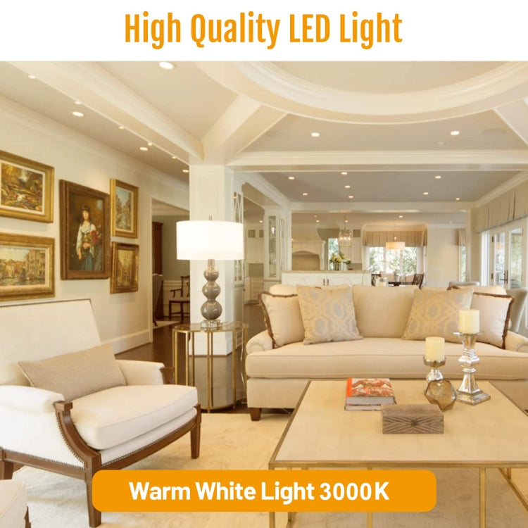 GU10 5W 8 LEDs SMD 2835 LED Spotlight 3000K Dimmable, AC 220V (Warm White), GU10-8LED