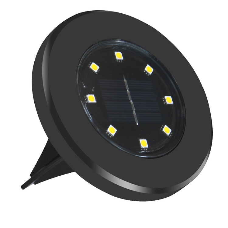 4 PCS 8 LEDs IP65 Waterproof Solar Powered Buried Lamp Garden Villa Garden Lawn Decorative Spotlight