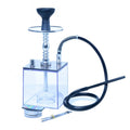 Cube Acrylic Single Pipe Hookah Set, Cube Single Pipe