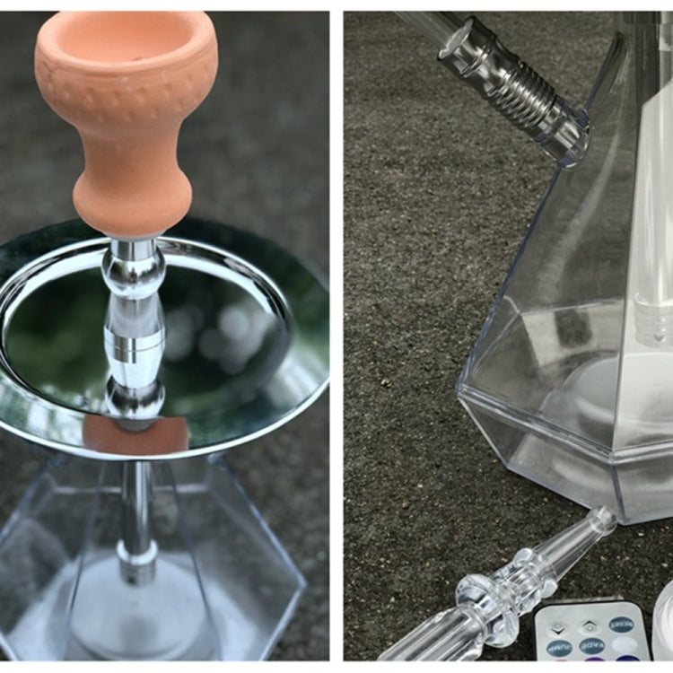 Acrylic Single Pipe Hookah Set, Single Pipe