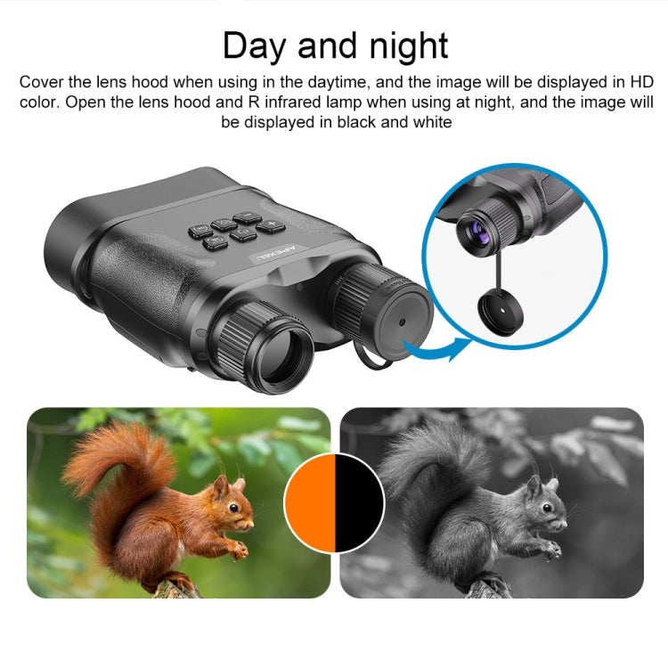 APEXEL Outdoor Hunting Night Vision Binoculars with Video HD Infrared Night Vision Device, APL-NV008