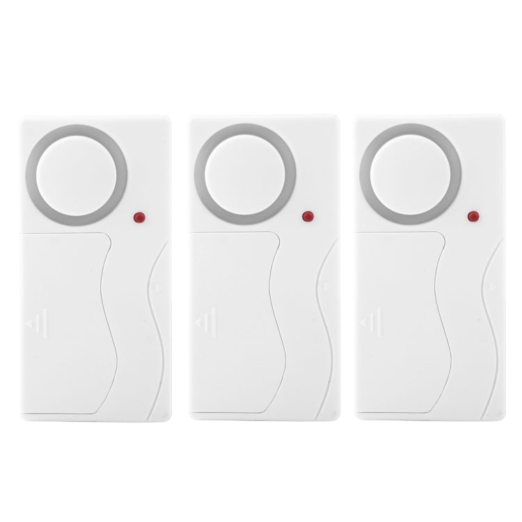 Home Security Wireless Remote Control Door Window Siren Magnetic Sensor Alarm Warning, 1 Remote Controller + 3 Magnetic Sensors, FYD-1388
