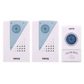 VOYE V001A2 Wireless Smart Music LED Home Doorbell with Dual Receiver, Remote Control Distance: 120m (Open Air), V001A2