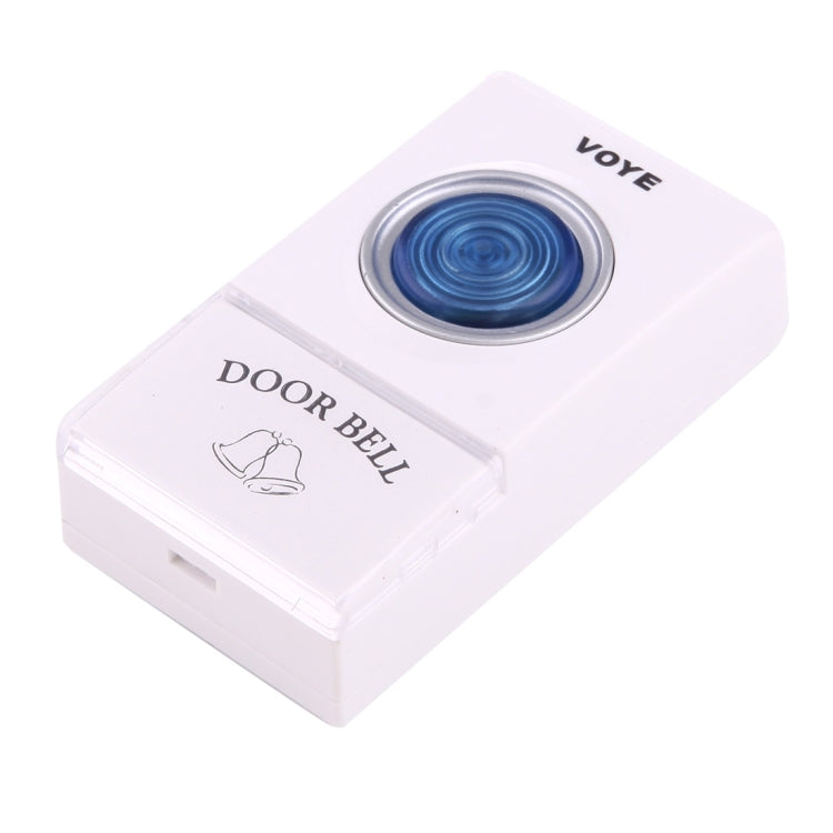 VOYE V001A2 Wireless Smart Music LED Home Doorbell with Dual Receiver, Remote Control Distance: 120m (Open Air), V001A2