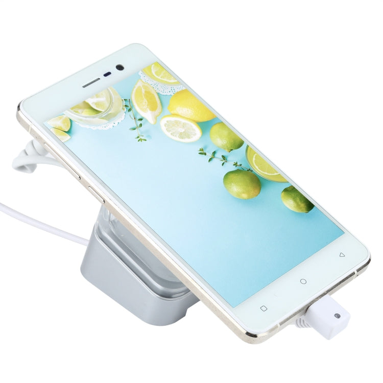 Mobile Phone Anti-theft Alarm Display Stand with Remote Control for Mobile Phones with Micro-USB Port, Micro USB Cable