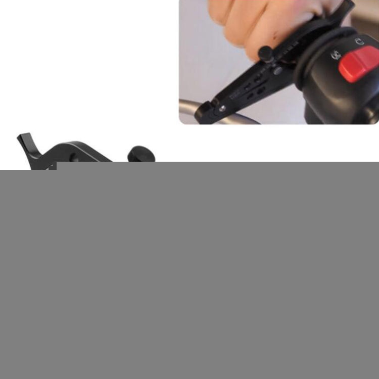 MB-OT312-BK Universal Motorcycle Modified Aluminum Throttle Control Clip Auxiliary Handle Fixed Clip Set, MB-OT312-BK
