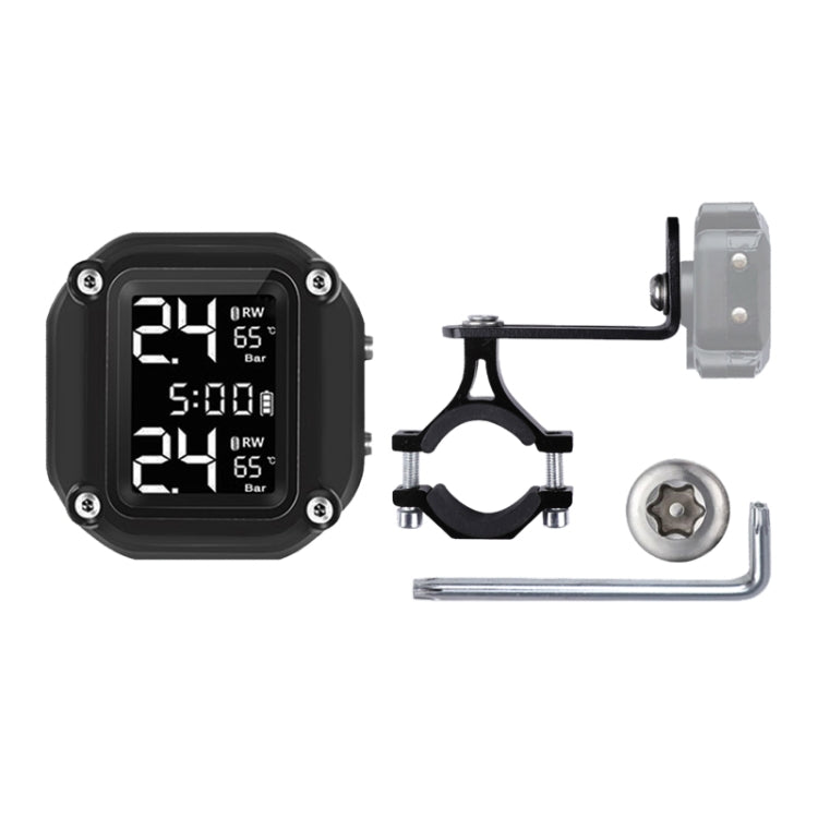 M4 Anti-vibration Motorcycles Tire Pressure Monitor with Anti-theft Screw Holder, M4 Anti-vibration