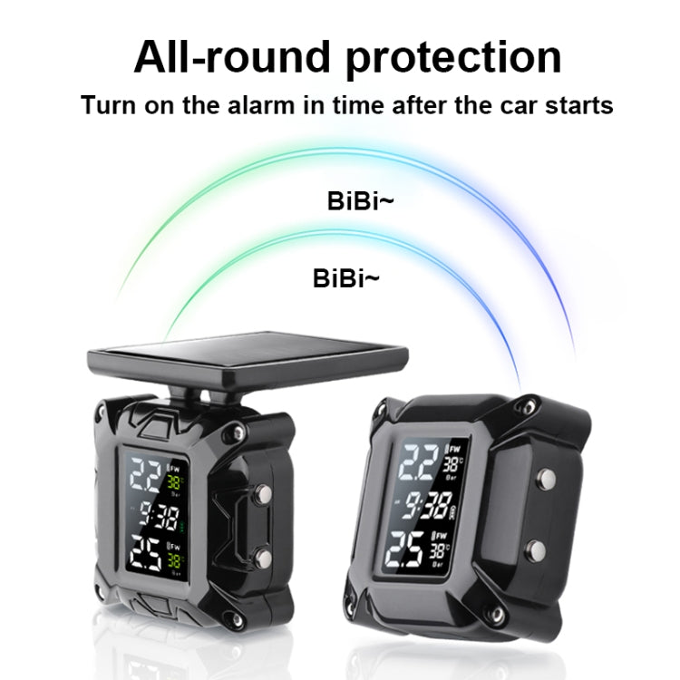 M9 Motorcycle Solar Wireless Tire Pressure Monitor  Tire Pressure, M9