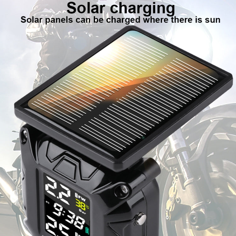 M9 Motorcycle Solar Wireless Tire Pressure Monitor  Tire Pressure, M9