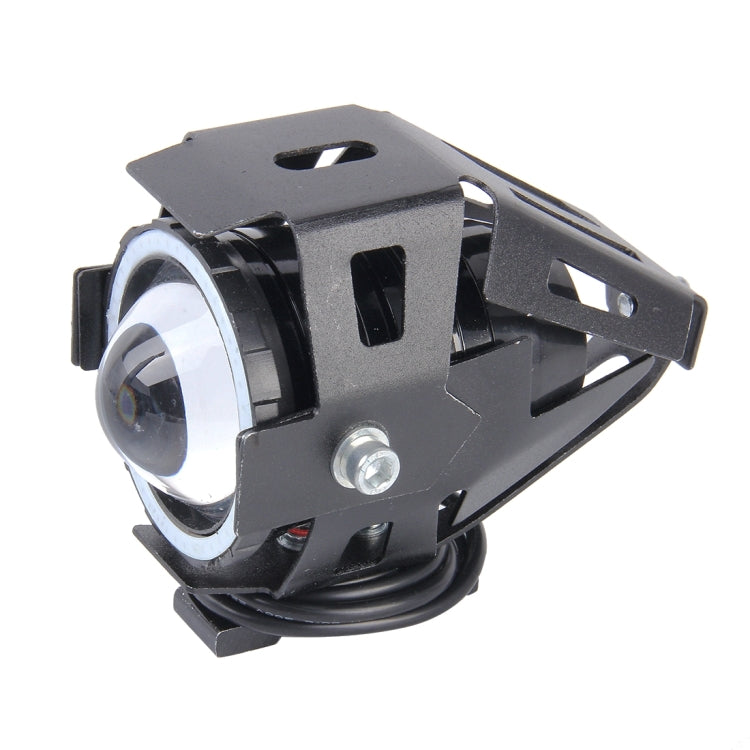 U7 10W 1000LM CREE LED Life Waterproof Headlamp Light with Angel Eyes Light for Motorcycle / SUV, DC 12V, U7 10W 1000LM Blue Light, U7 10W 1000LM Red Light