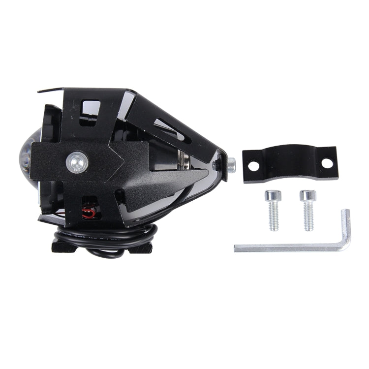 U7 10W 1000LM CREE LED Life Waterproof Headlamp Light with Angel Eyes Light for Motorcycle / SUV, DC 12V, U7 10W 1000LM Blue Light, U7 10W 1000LM Red Light