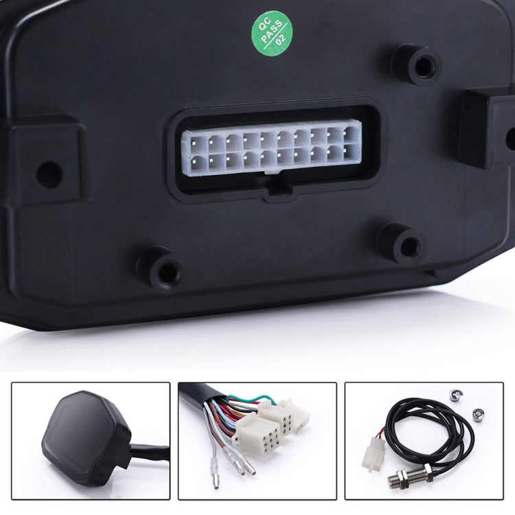 Speedpark Universal Motorcycle Modified LCD Speedometer Digital Backlight Odometer, MLS045