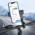 Motorcycle Spherical Compass Phone Holder, Handlebar without Light, Handlebar without Light (Black), Handlebar without Light (Green)
