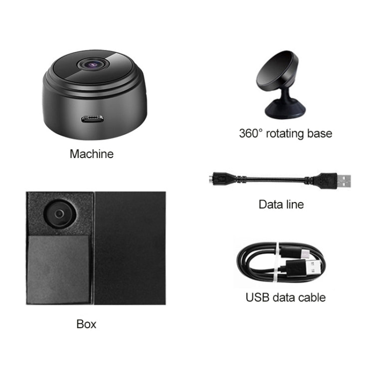 A9 1080P WiFi Wireless Network Camera Wide-angle Recorder, A9 1080P (White), A9 1080P (Black)
