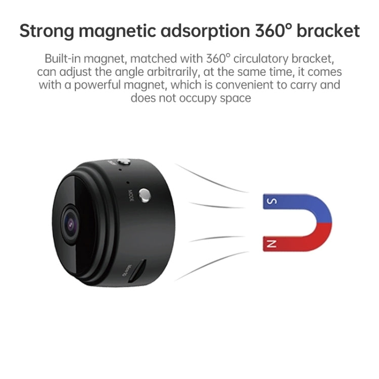 A9 1080P WiFi Wireless Network Camera Wide-angle Recorder, A9 1080P (White), A9 1080P (Black)