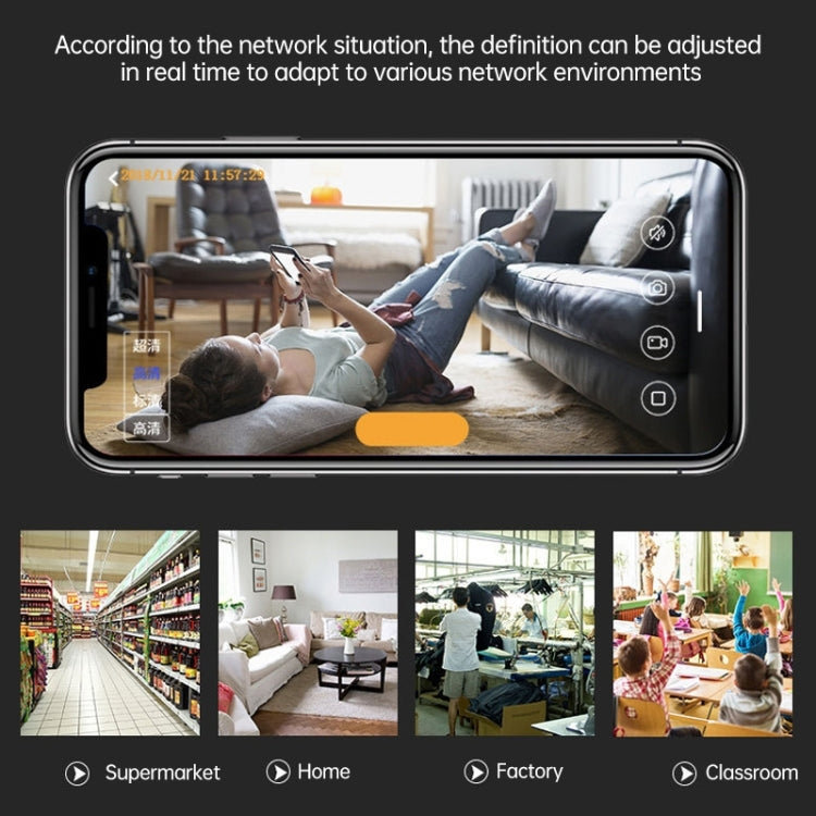 A9 1080P WiFi Wireless Network Camera Wide-angle Recorder, A9 1080P (White), A9 1080P (Black)