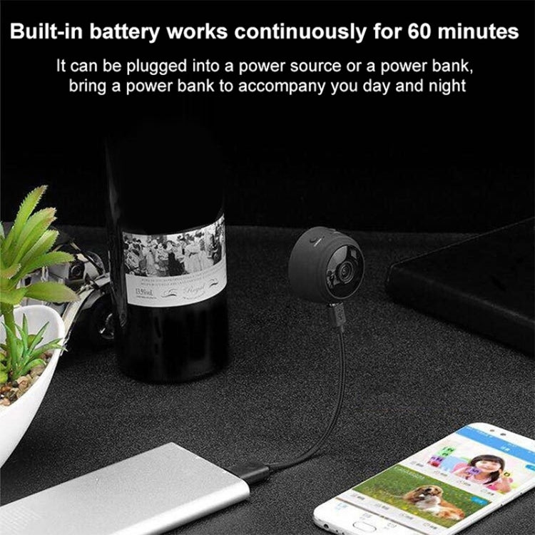 A9 1080P WiFi Wireless Network Camera Wide-angle Recorder, A9 1080P (White), A9 1080P (Black)