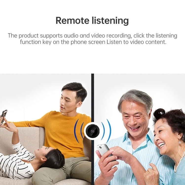 A9 1080P WiFi Wireless Network Camera Wide-angle Recorder, A9 1080P (White), A9 1080P (Black)