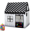 Household Children Printing Play Tent Small Game House, with 50 Ocean Balls, with 50 Ocean Balls (Black White), with 50 Ocean Balls (Pink), with 50 Ocean Balls (Green), with 50 Ocean Balls (Light Pink)