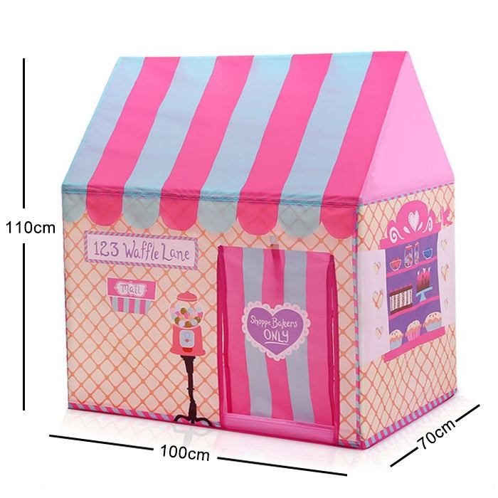 Household Children Printing Play Tent Small Game House, with 50 Ocean Balls, with 50 Ocean Balls (Black White), with 50 Ocean Balls (Pink), with 50 Ocean Balls (Green), with 50 Ocean Balls (Light Pink)