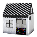 Household Children Printing Play Tent Small Game House, (Black White), (Pink), (Green), (Light Pink)