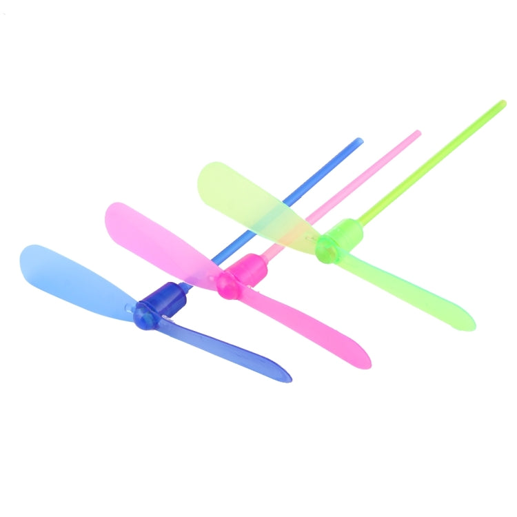 10 PCS Amazing LED Light Flying Bamboo Dragonfly Toy, Random Color Delivery, 10 PCS Bamboo Dragonfly Toy