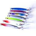 HENGJIA 7 PCS Metal Lures Iron Fishing Lures Bait, 6cm/14g, 7cm/21g, 6.8cm/30g, 8cm/40g