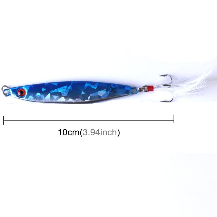 HENGJIA 7 PCS Metal Lures Iron Fishing Lures Bait, 6cm/14g, 7cm/21g, 6.8cm/30g, 8cm/40g