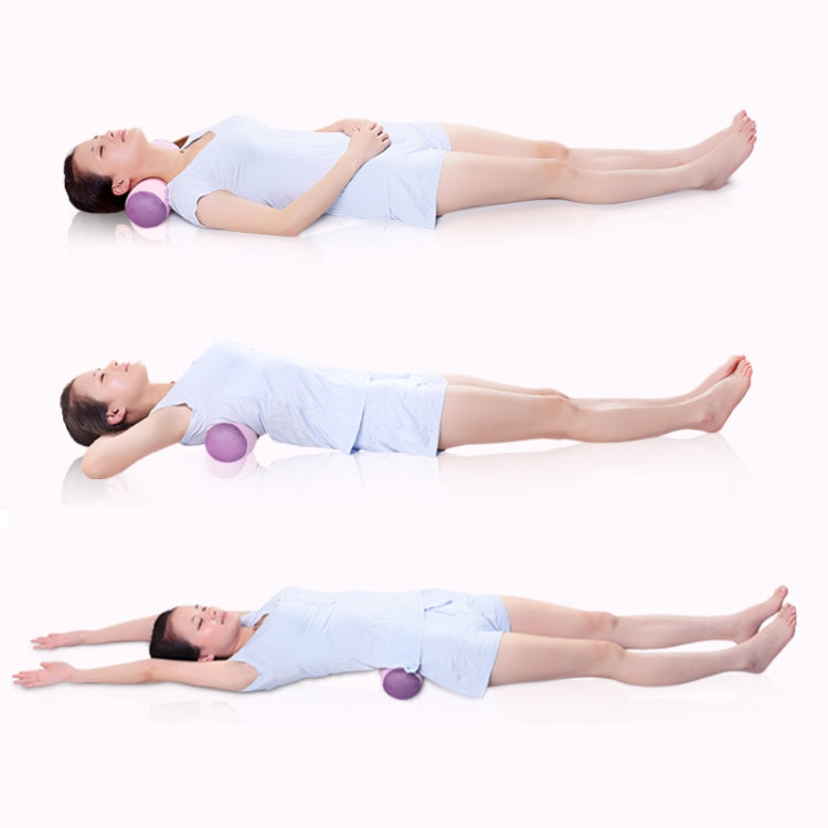 Multifunction Yoga Pillow Beautiful Buttocks Pelvis Pillow Cervical Lumbar Health Pillow Yoga Stick Waist(Pink), 37 x 10cm