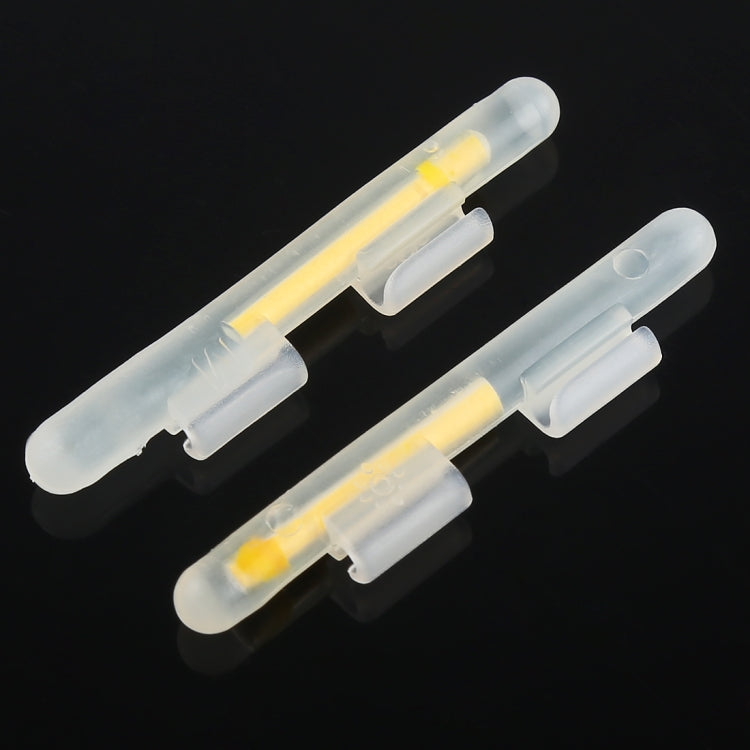 5 Packs OCEAN SUN Clip-On Luminous Float Night Fishing Light Stick, M, Fits Rod Tip 2.0-2.6mm, Clip-On, M