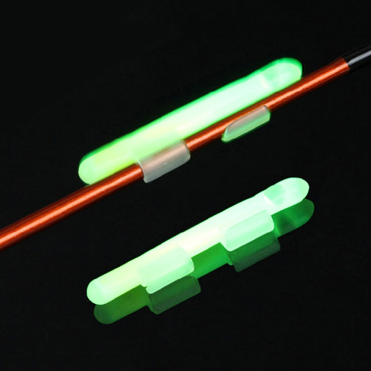 5 Packs OCEAN SUN Clip-On Luminous Float Night Fishing Light Stick, M, Fits Rod Tip 2.0-2.6mm, Clip-On, M