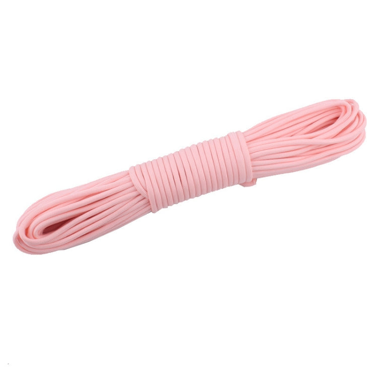 20m 9-Core Nylon+Polyester Full-light Outdoor Camping Tent Rescue Bundled Fluorescent Climbing Rope, 20m Pink, 20m Green, 20m Blue, 20m White, 20m Yellow, 20m Orange