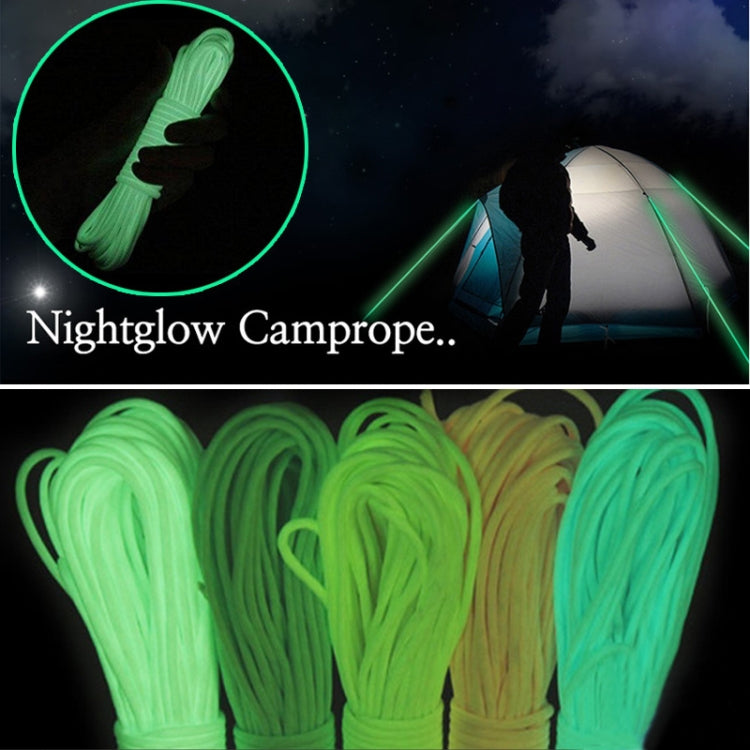 20m 9-Core Nylon+Polyester Full-light Outdoor Camping Tent Rescue Bundled Fluorescent Climbing Rope, 20m Pink, 20m Green, 20m Blue, 20m White, 20m Yellow, 20m Orange