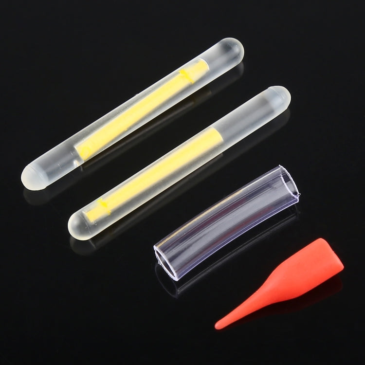 10 Packs OCEAN SUN Luminous Float Night Fishing Light Stick, Visibility: 25m, Size: 4.0 x 37mm, Visibility: 25m