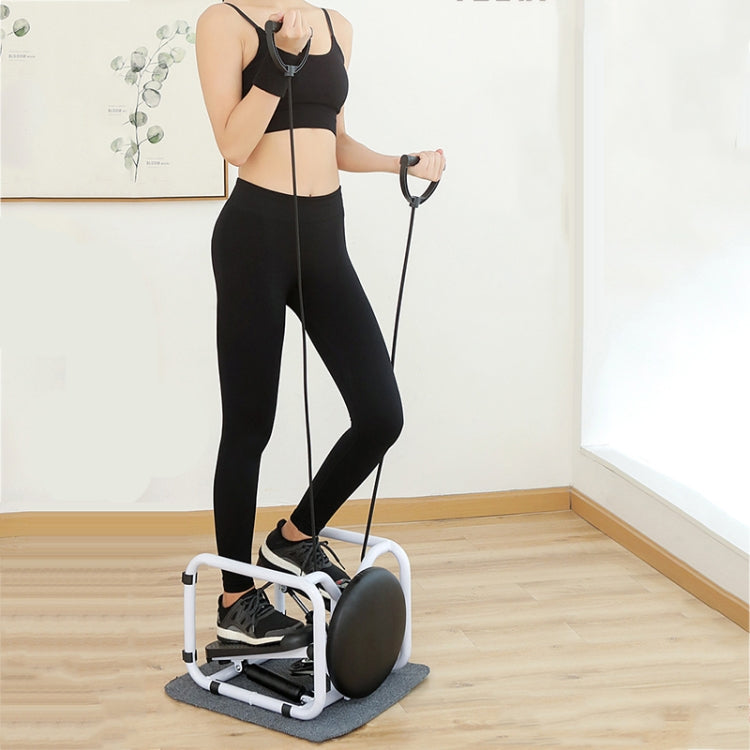 Stool Stepper Household Mini Hydraulic Silent Mountaineering Pedal Machine Multifunctional Fitness Stepper with Handle, with Handle
