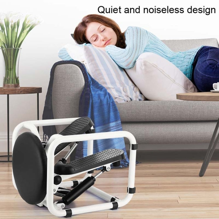 Stool Stepper Household Mini Hydraulic Silent Mountaineering Pedal Machine Multifunctional Fitness Stepper with Handle, with Handle